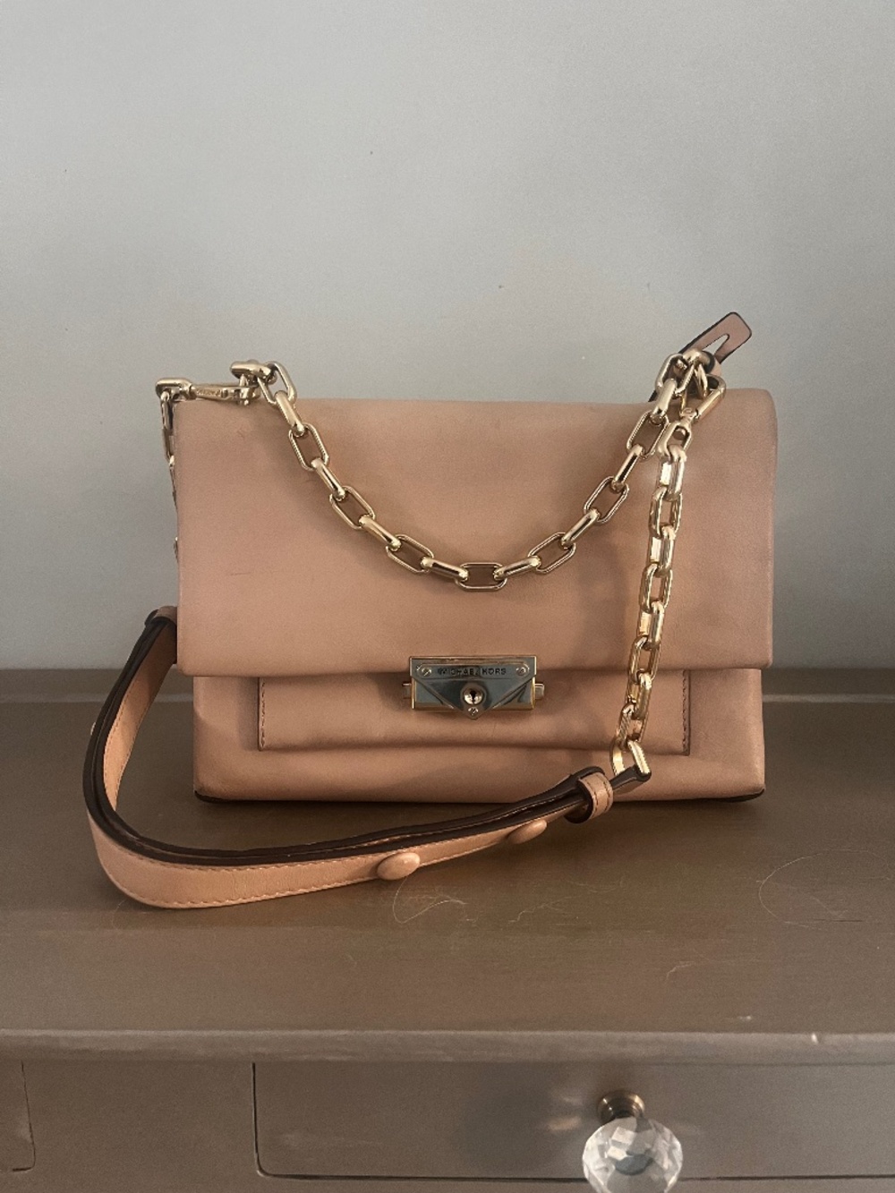 MICHAEL KORS light pink purse